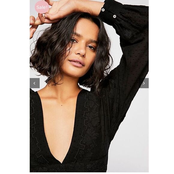 NWT Free People Sugarpie Open Back Mini Dress - Picture 3 of 8